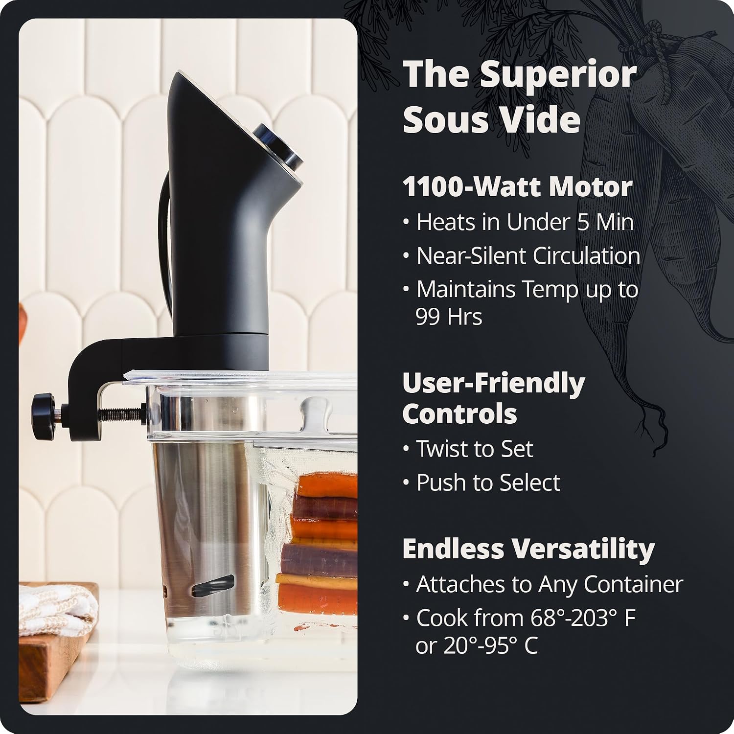 SOUVORA™ Precision Sous Vide Cooker