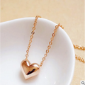 sweet short necklace necklace love pendant clavicle chain