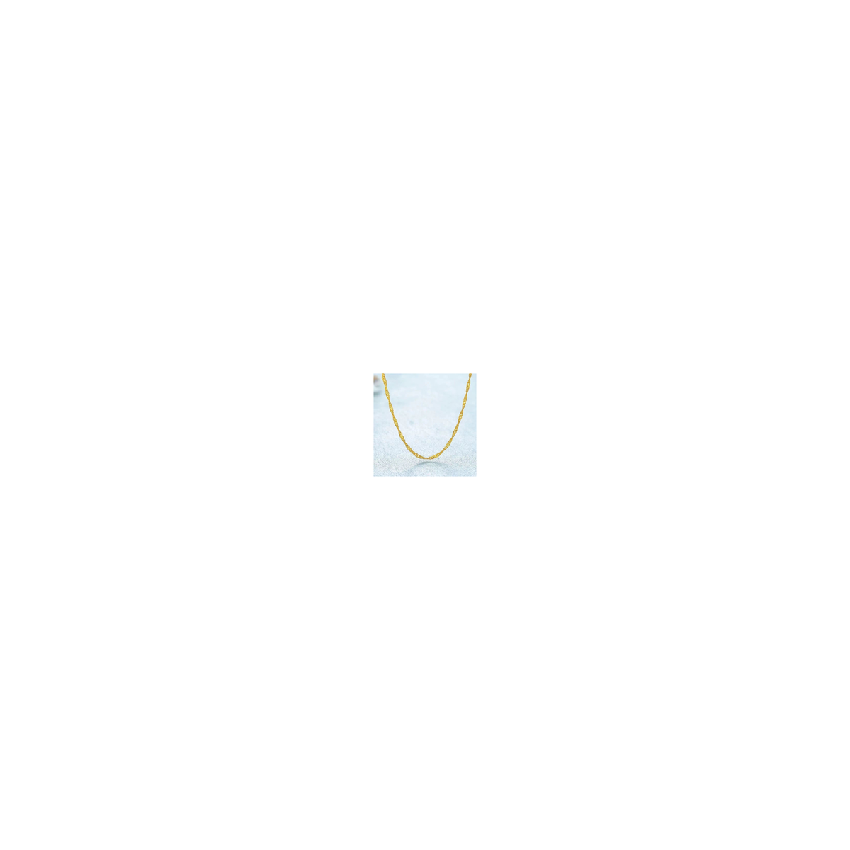 Water-wave Twist Pattern Versatile Clavicle Chain