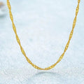 Water-wave Twist Pattern Versatile Clavicle Chain