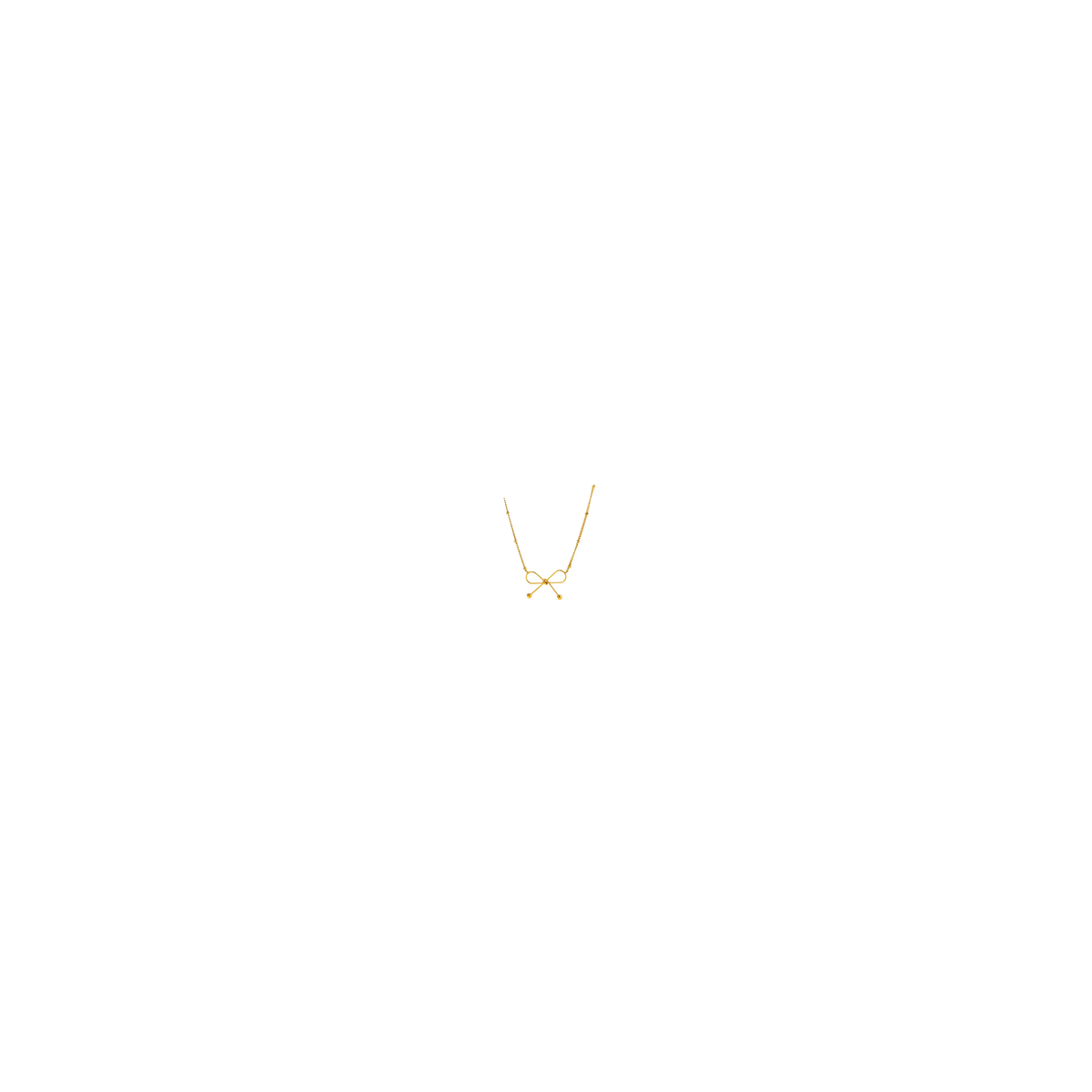 Women's Titanium Steel Necklace And Bracelet With 18K Gold Plating
