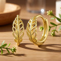 Best-selling Creative And Personalized Leaf-cutout Stud Earrings