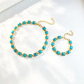 Cross-border Fashion Turquoise-look Bracelet